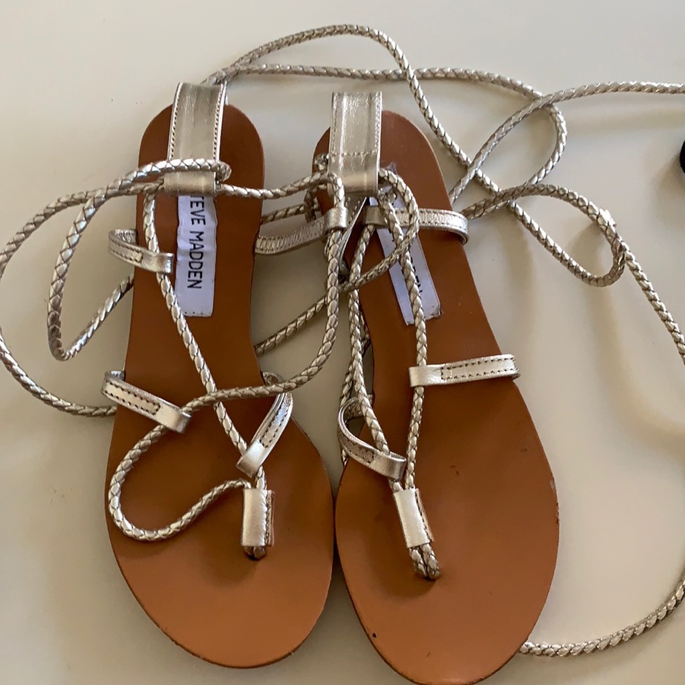 Lace up gladiator sandals